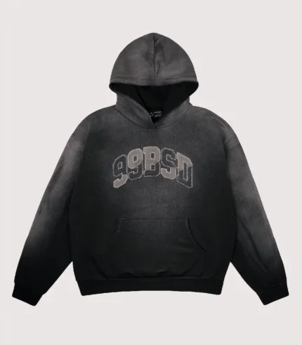 99 Based Deconstructed Hoodie [Faded Black] (1)