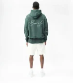 99 Based Signature Hoodie Forest Green (1)