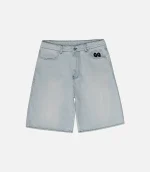 99 BASED Shining Stars Shorts Light Blue (4)